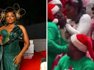 Funke Akindele and Kamo State share kiss in viral video