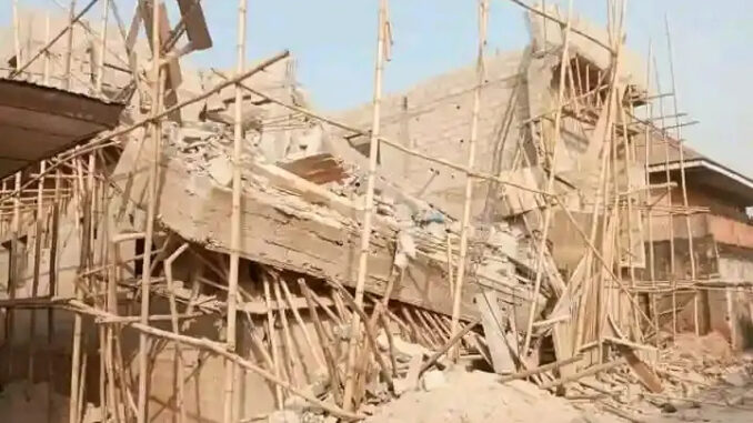 Story Building Collapses In Umuahia