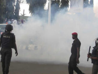 Nigeria Police Teargas Protesters In Abuja
