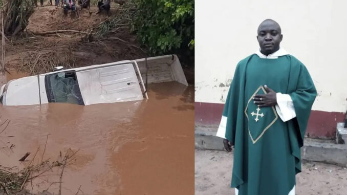 Catholic Priest and Passenger Die in Tragic Flood Incident on Lapai-Gulu Road in Niger State Tragic Flood Incident