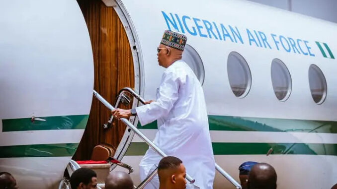 Kashim Shettima In UK to bring the remains of former president Muhammad Buhari