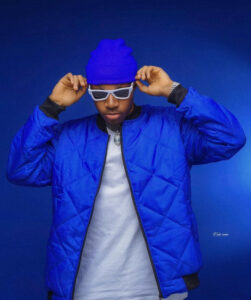 Afro-fusion singer KOW3N working in music studio