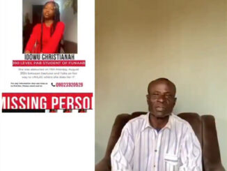 Father of Christiana Idowu demands justice after her murder