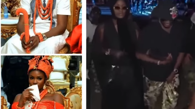 2Baba and his wife Natasha Idibia spotted together at a public event