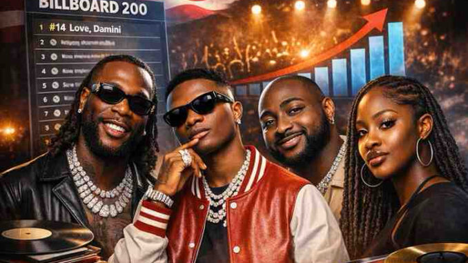 Ranking Afrobeats albums with the highest Billboard 200 positions