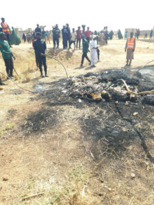 Alcohol destruction exercise carried out by Hisbah officials in Bakori, Katsina State
