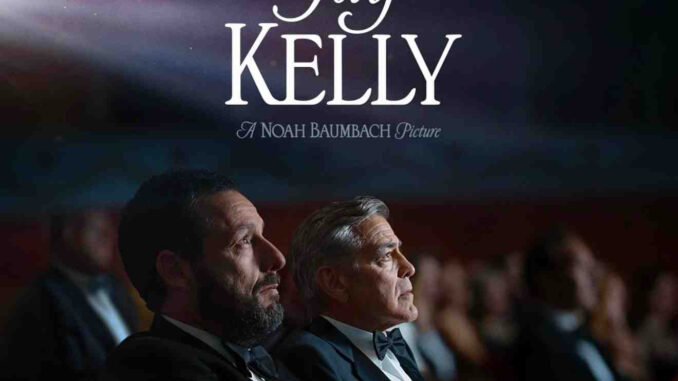 Poster of Jay Kelly 2025 film starring George Clooney and Adam Sandler